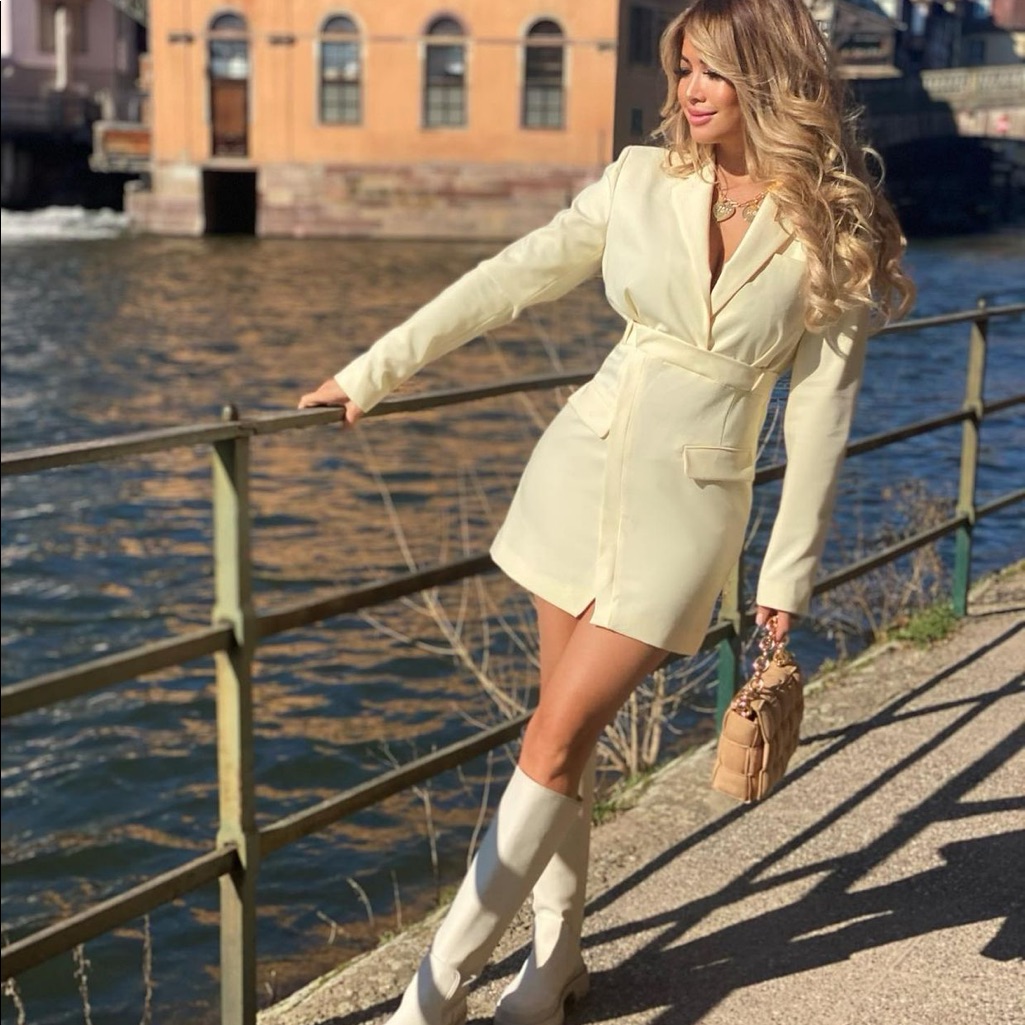 Zara Blazer Dress Bloggers Fav